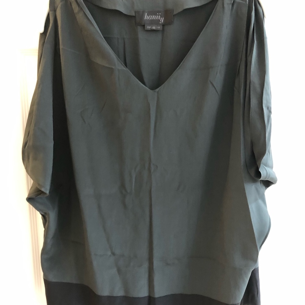 Silk blouse shirt sleeve